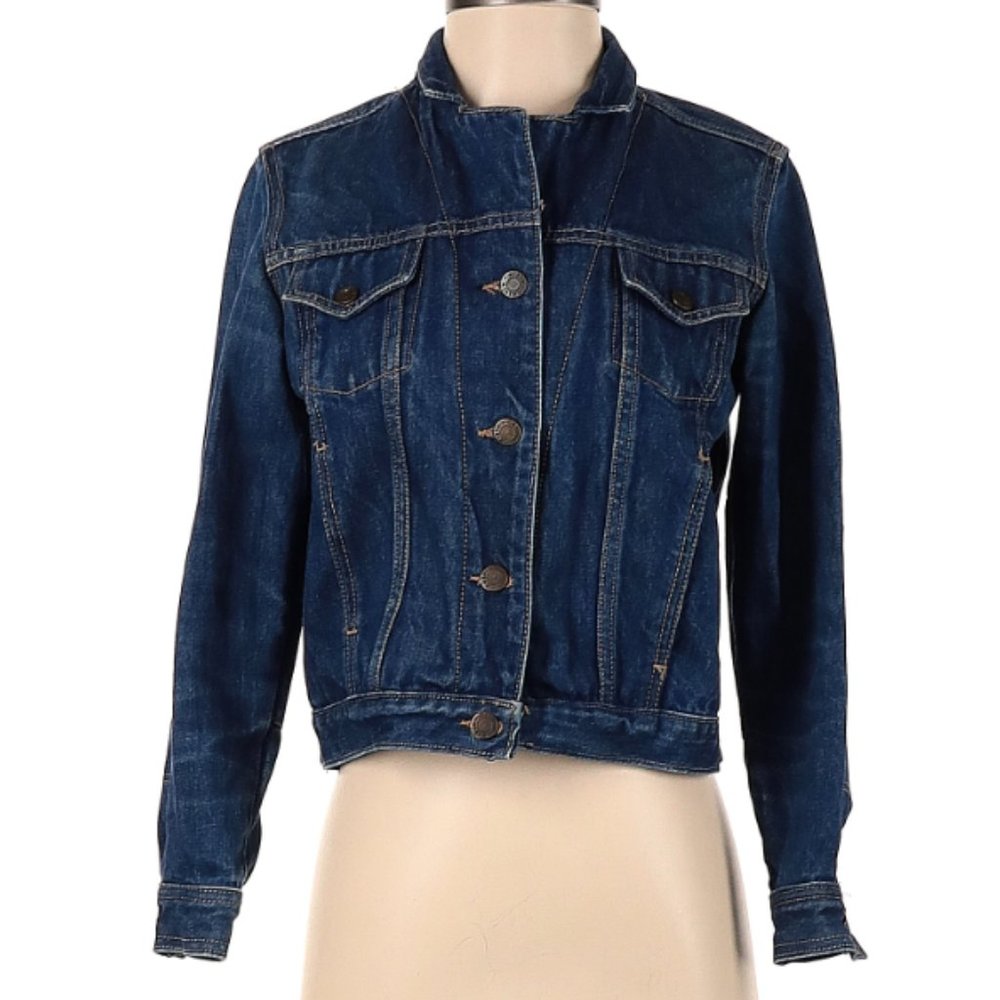 Women’s Calvin Klein Medium-Wash Denim Jacket Size Small